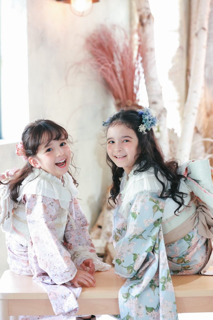 横浜フォトスタジオ七五三姉妹写真